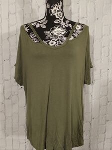 No Boundaries Green Tee XXL